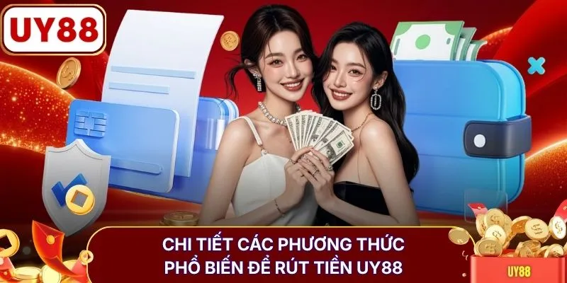 Chi tiết các phương thức phổ biến để rút tiền UY88