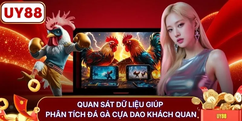 Quan sát dữ liệu giúp phân tích đá gà cựa dao khách quan