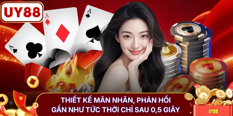 Thiết kế mãn nhãn, phản hồi gần như tức thời chỉ sau 0,5 giây